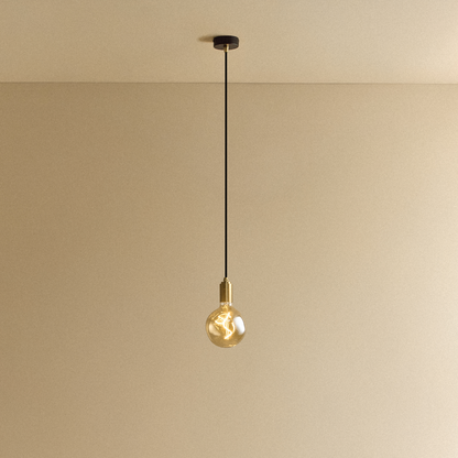 Voronoi I Pendant Light in Brass.