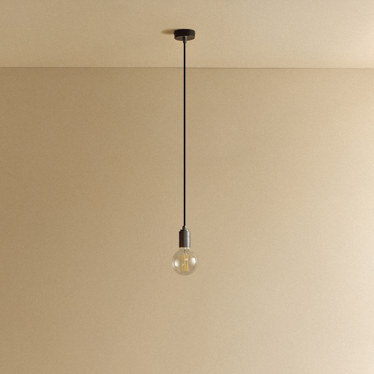 Elva Pendant Light Non-Tinted in Graphite.