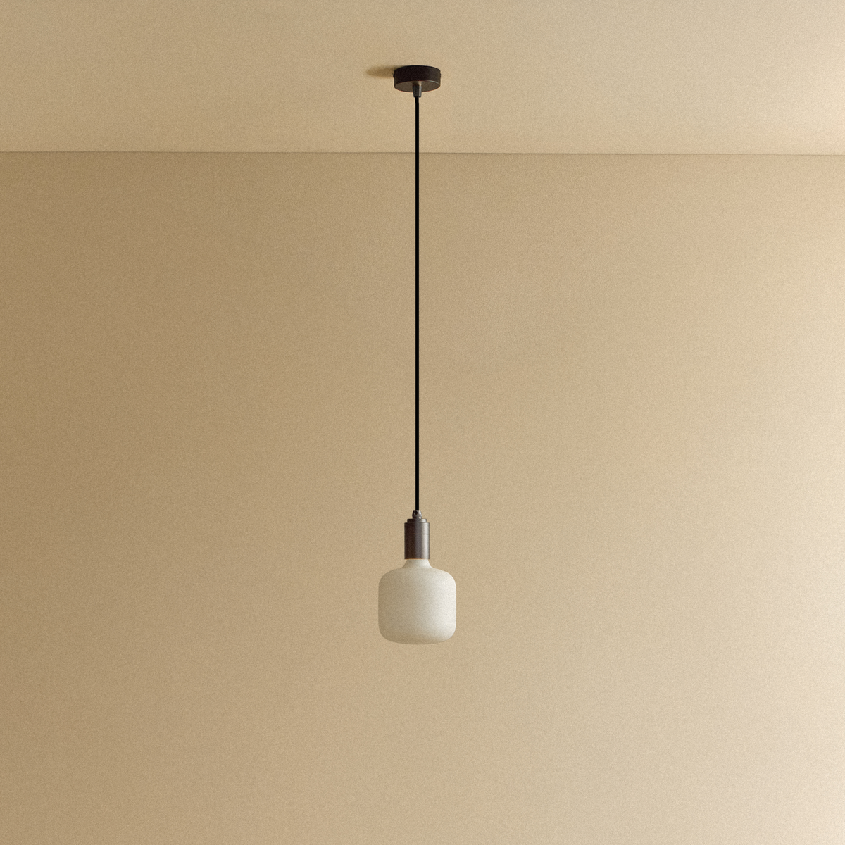 Oblo Pendant Light in Graphite.