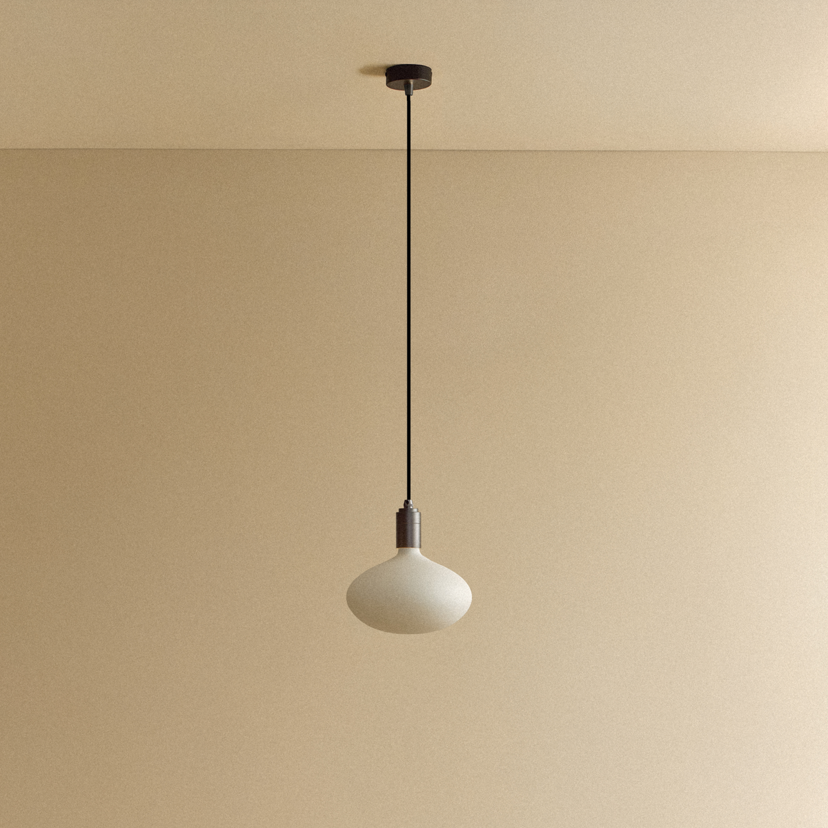 Oval II Pendant Light in Graphite.