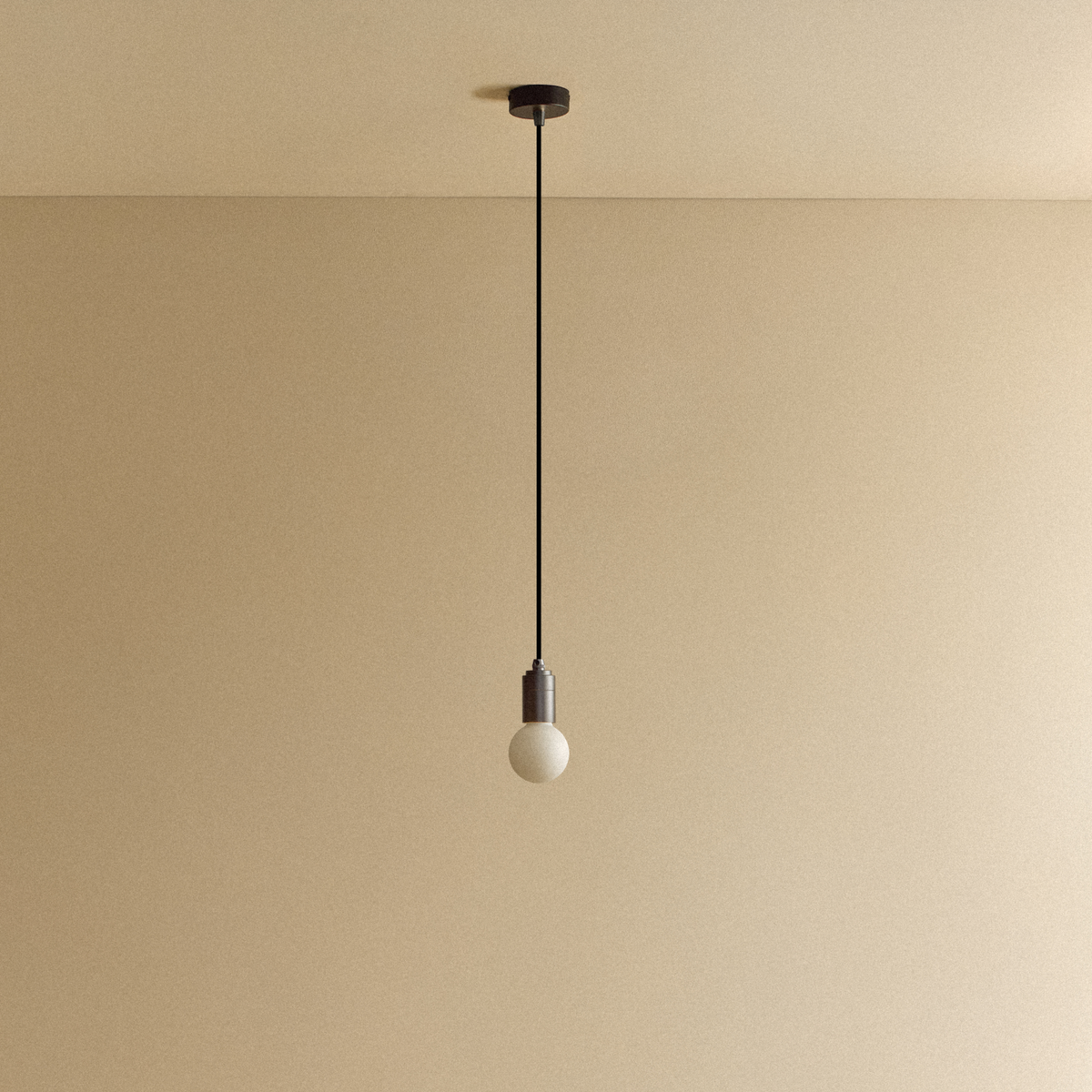 Sphere II Pendant Light in Graphite.