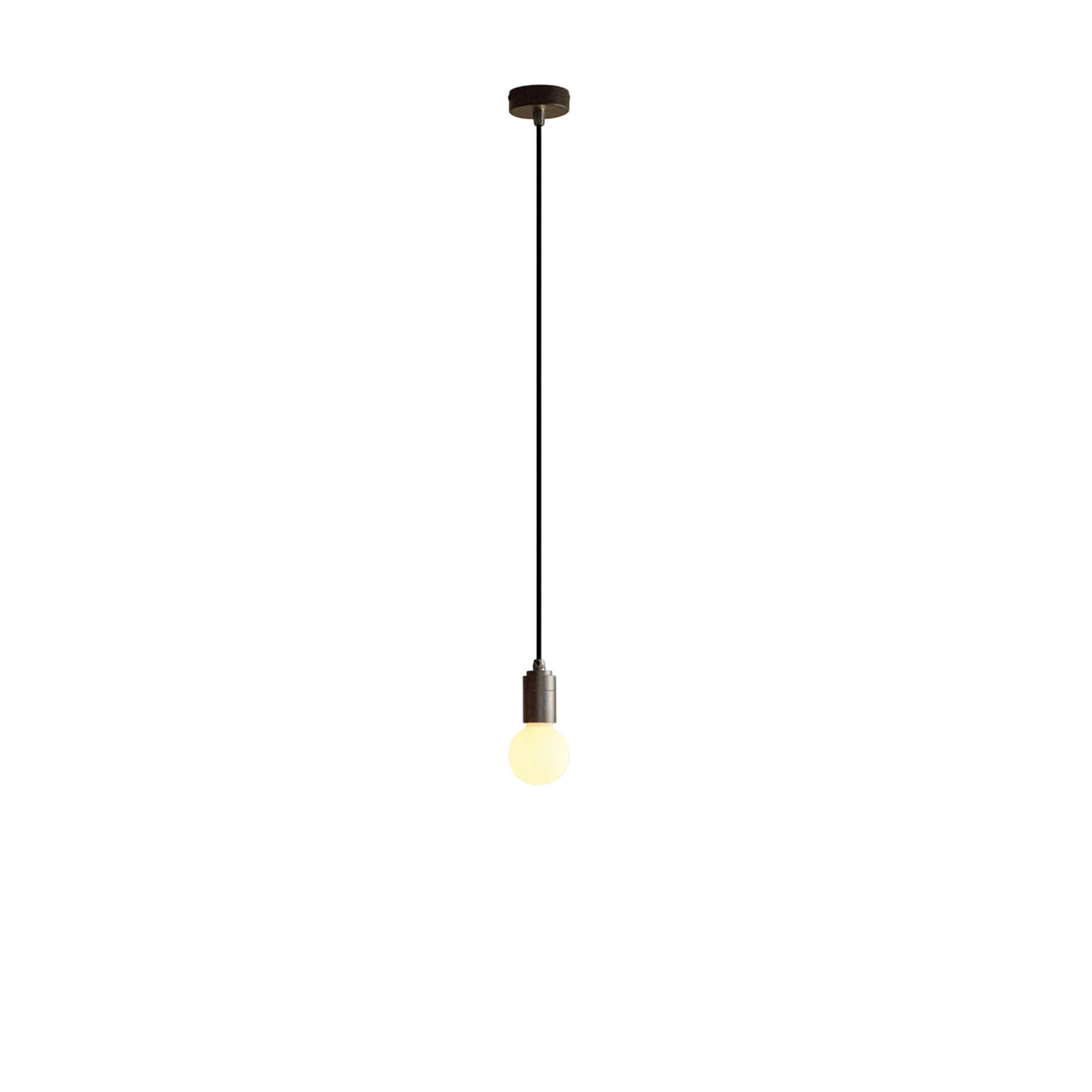 Sphere II Pendant Light in Graphite.