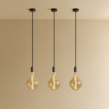 Voronoi II Pendant Light in Graphite - Set of 3
