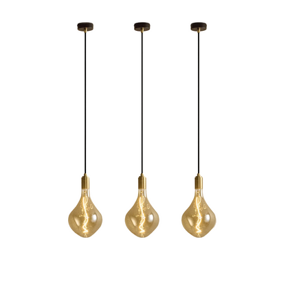 Voronoi II Pendant Light in Brass - Set of 3.