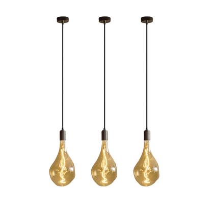 Voronoi III Pendant Light in Graphite - Set of 3.