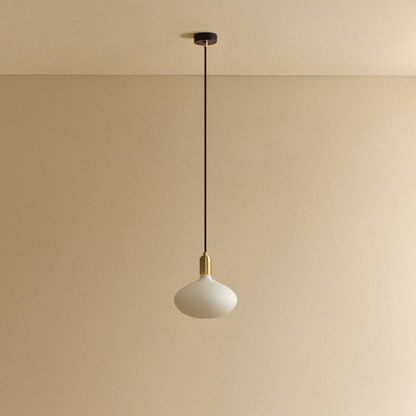 Oval II Pendant Light in Brass.