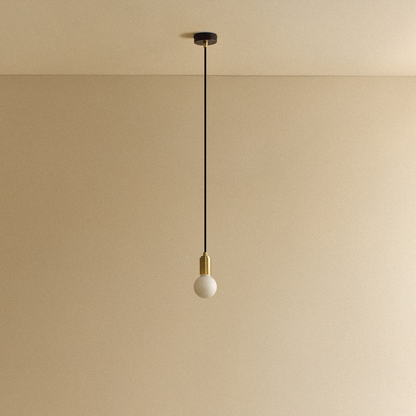 Sphere II Pendant Light in Brass.