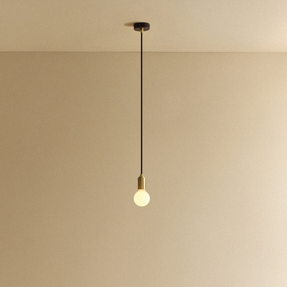 Sphere II Pendant Light in Brass.