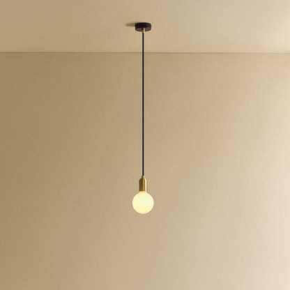 Sphere III Pendant Light in Brass.