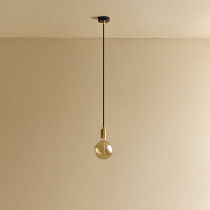 Voronoi I Pendant Light in Brass.