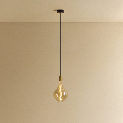 Voronoi II Pendant Light in Brass.