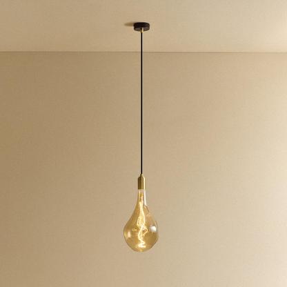 Voronoi III Pendant Light in Brass.