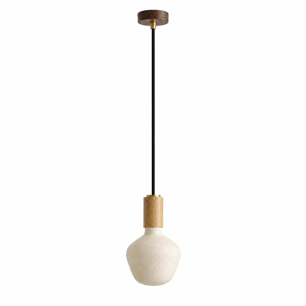 Enno Pendant Light in Oak.