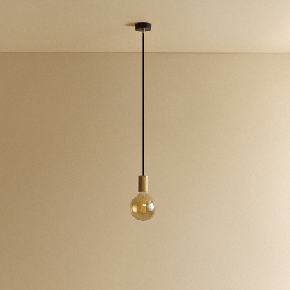 Gaia Pendant Light in Oak.