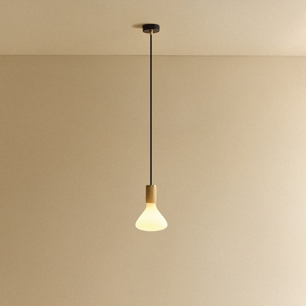 Noma Pendant Light in Oak.