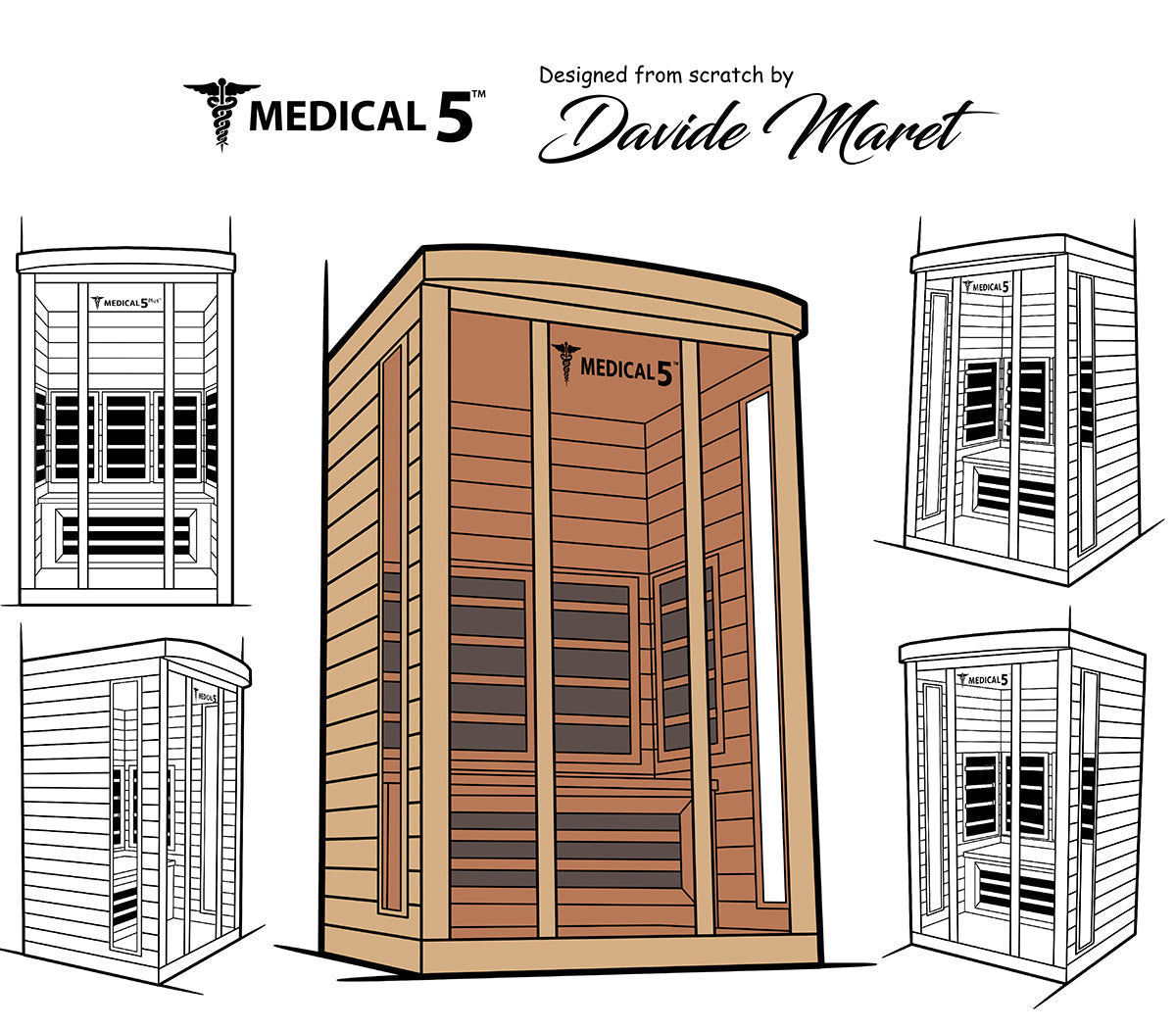 3 Person Home Infrared Sauna | Medical 5™.