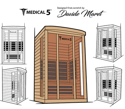 3 Person Home Infrared Sauna | Medical 5™.