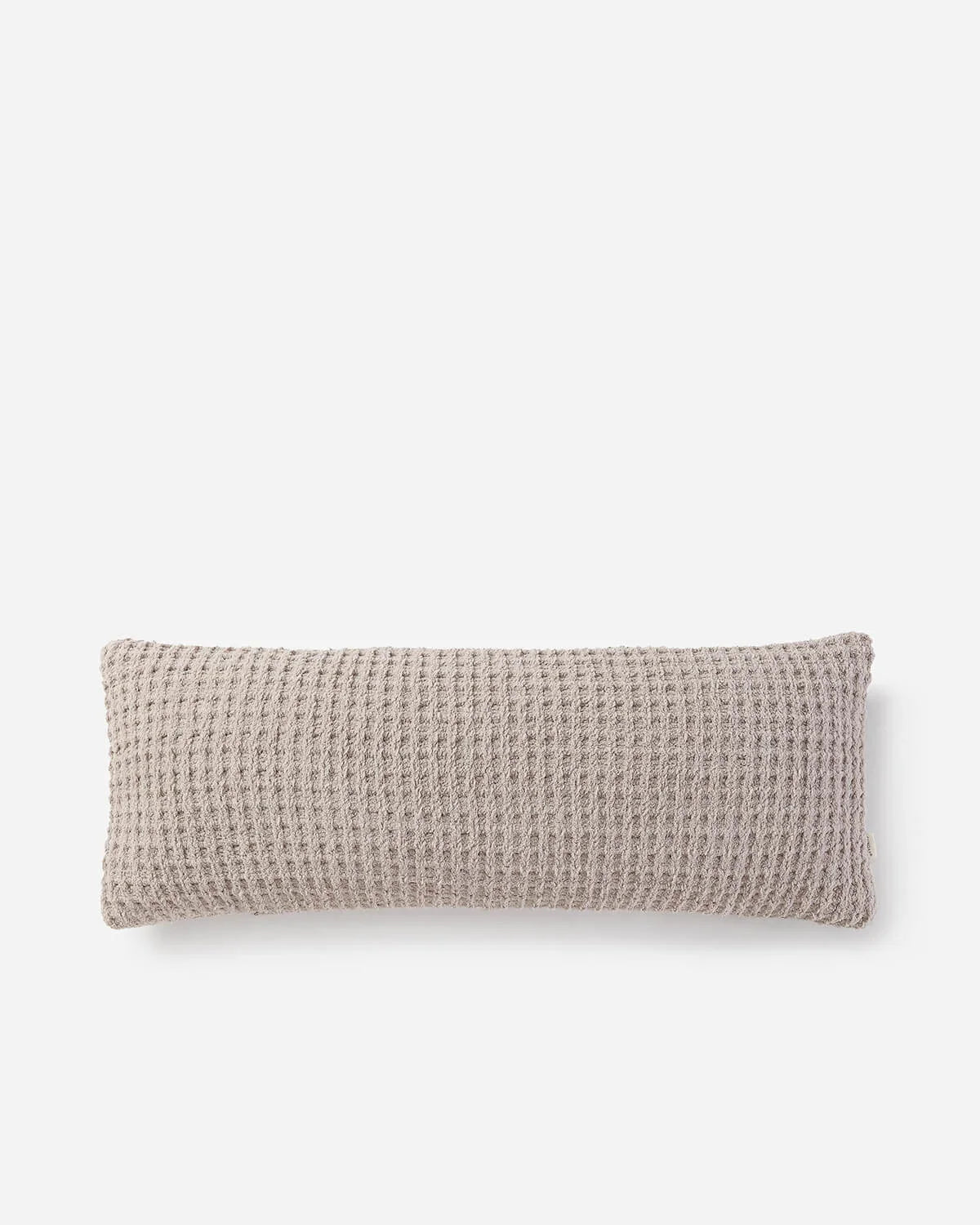 Snug Waffle Lumbar Pillow.