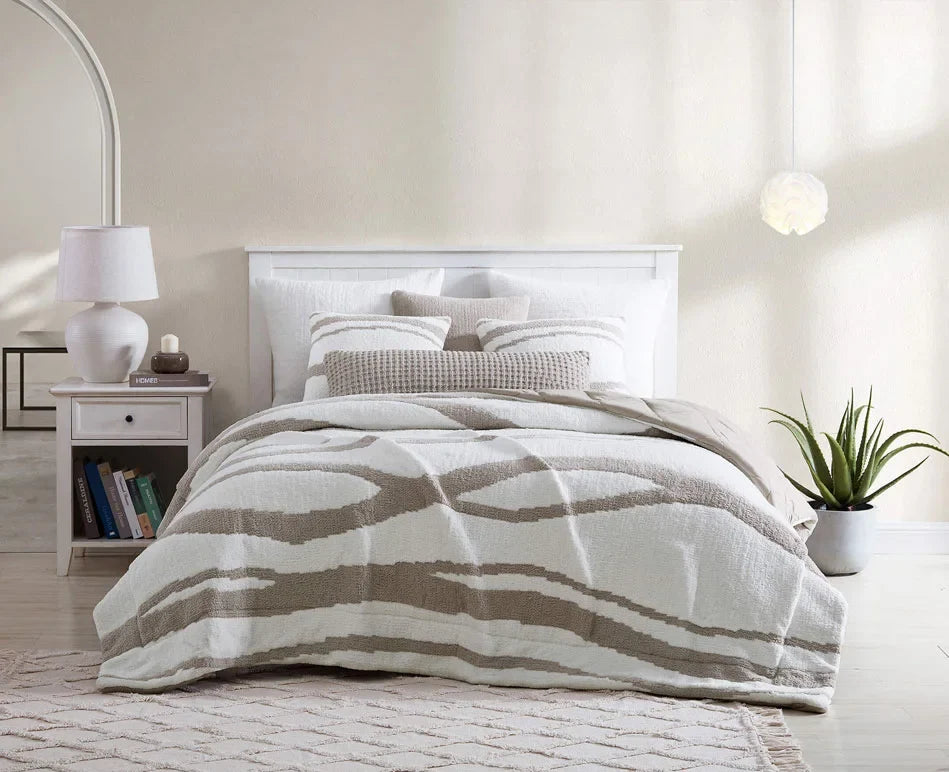 Snug Waffle Lumbar Pillow.