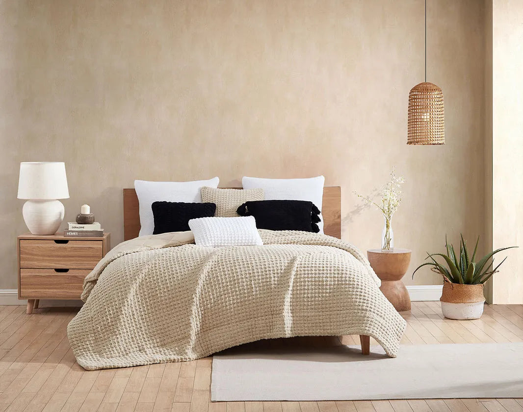 Snug Waffle Mini Pillow.
