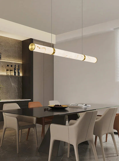 Solenne Alabaster Beam Pendant Light