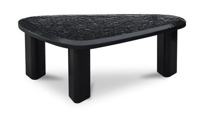 Sophie Outdoor Nesting Table Set Charcoal Lacquer
