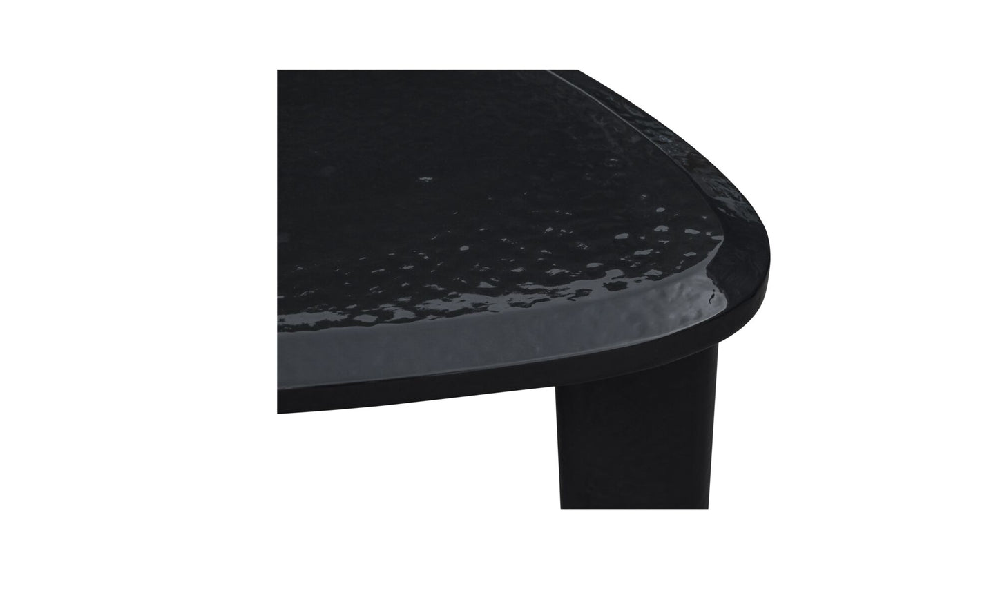 Sophie Outdoor Nesting Table Set Charcoal Lacquer