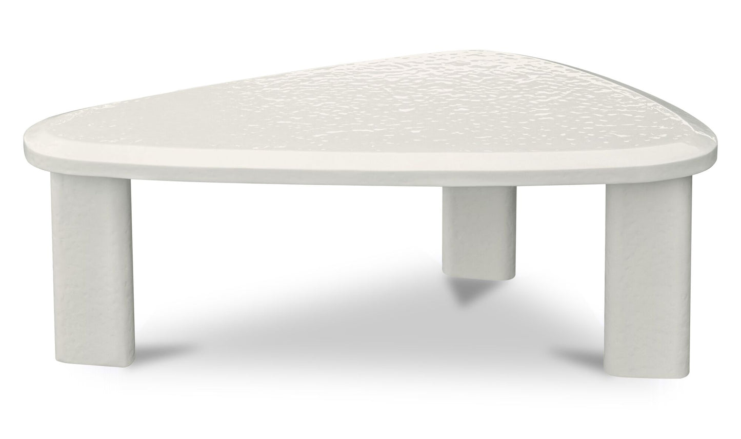 Sophie Outdoor Nesting Table Set Cream Lacquer