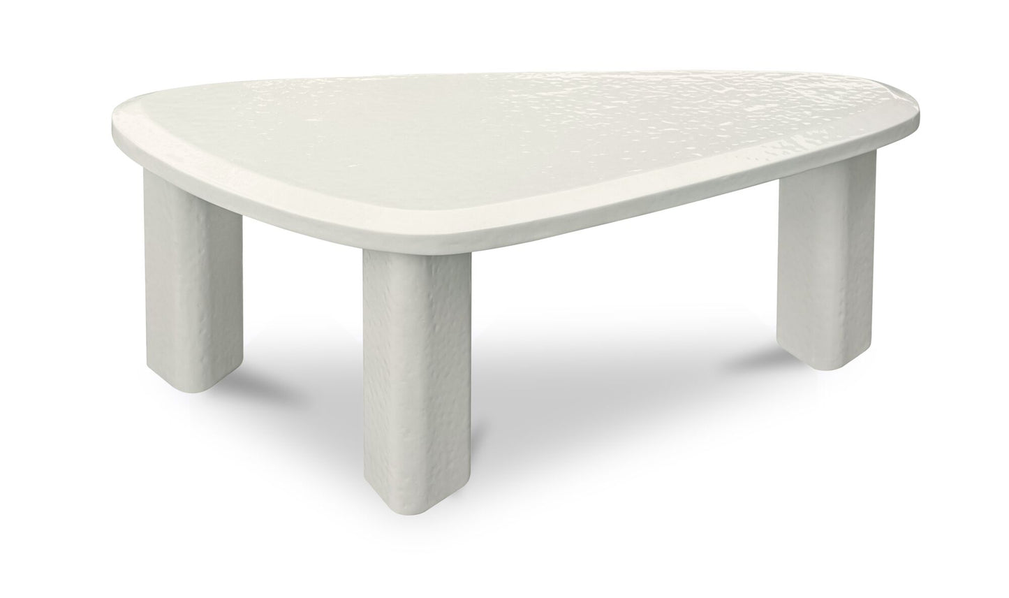 Sophie Outdoor Nesting Table Set Cream Lacquer