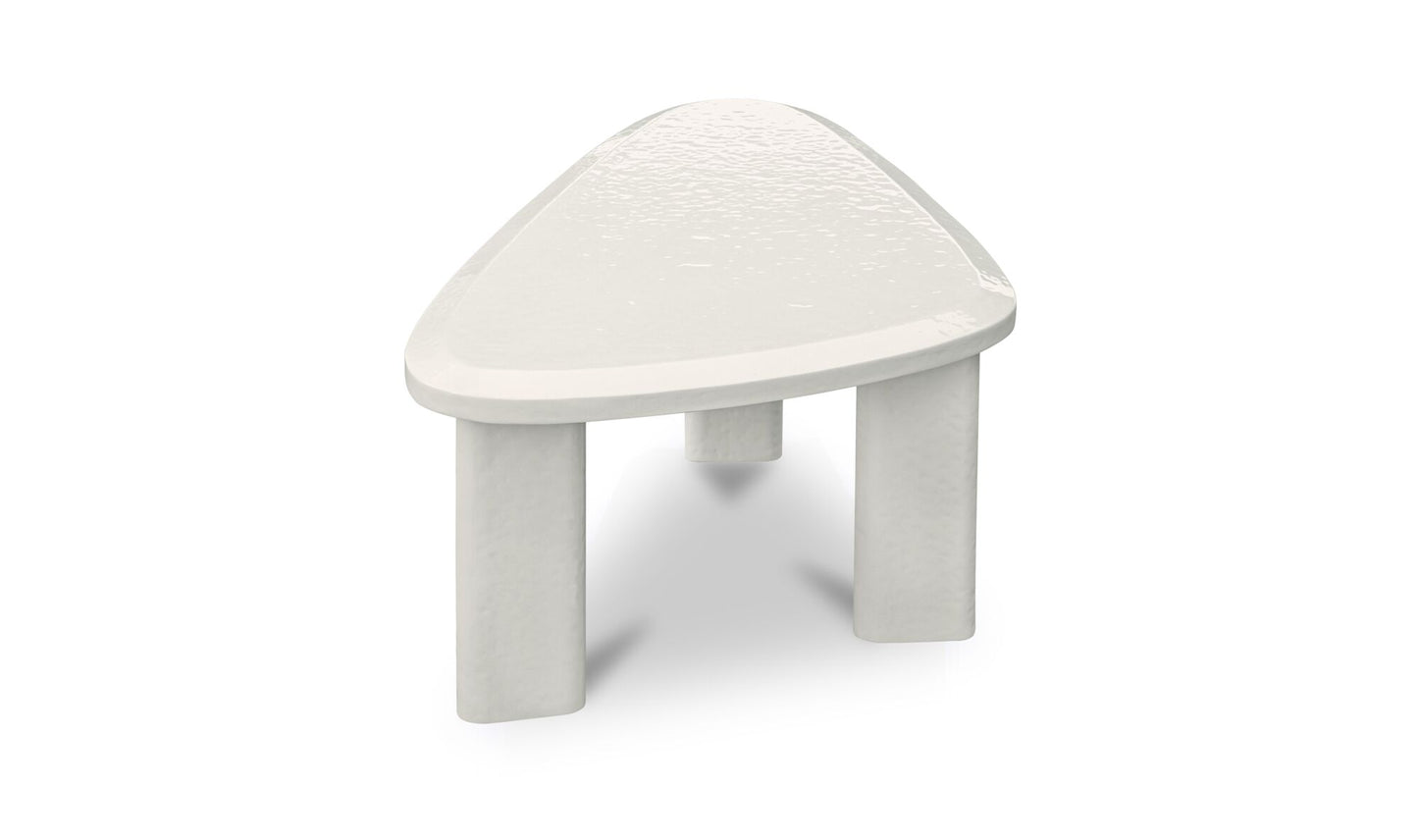 Sophie Outdoor Nesting Table Set Cream Lacquer