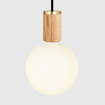 Nine Pendant in Oak + Sphere IV.