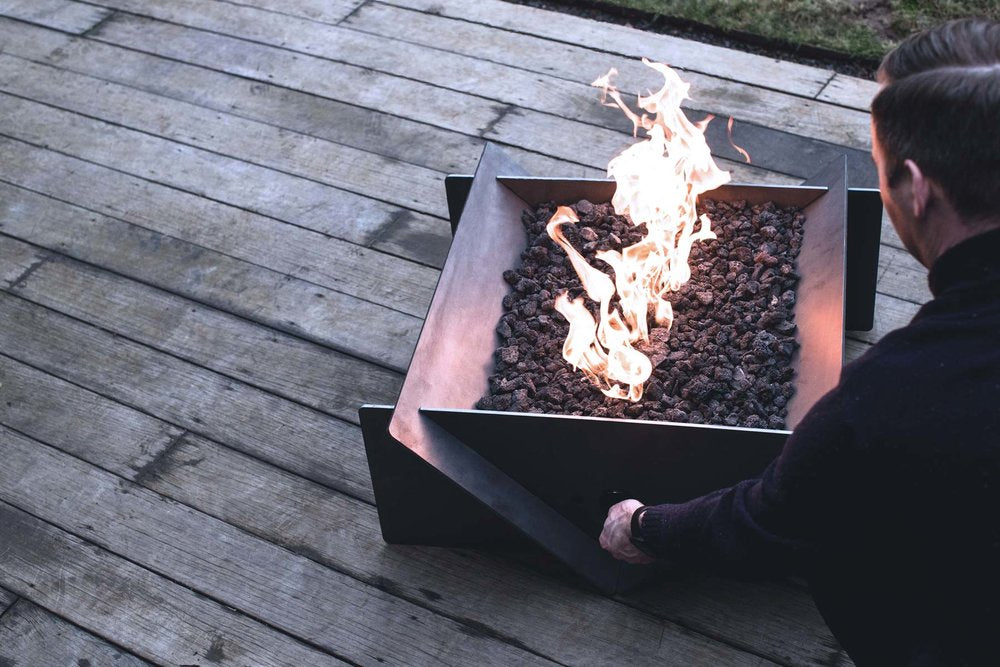 Stahl Gas Firepit.