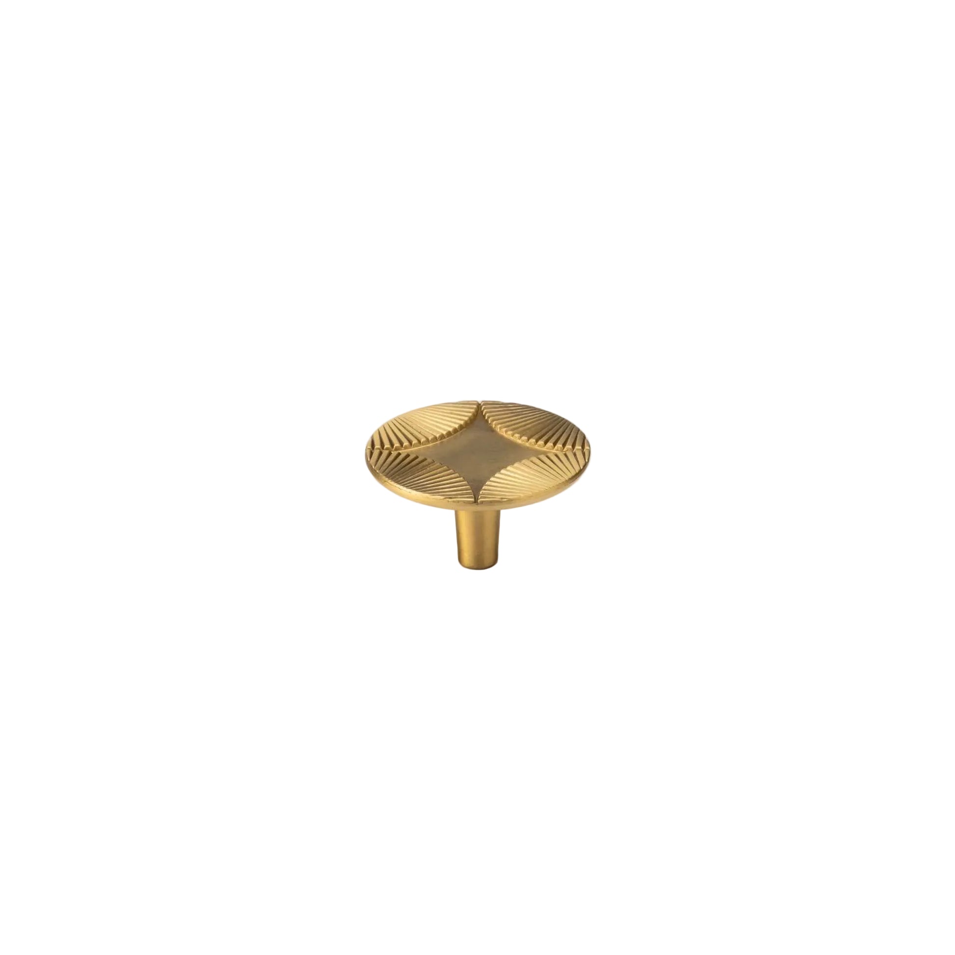 Star, Solid Brass Cabinet Knob.