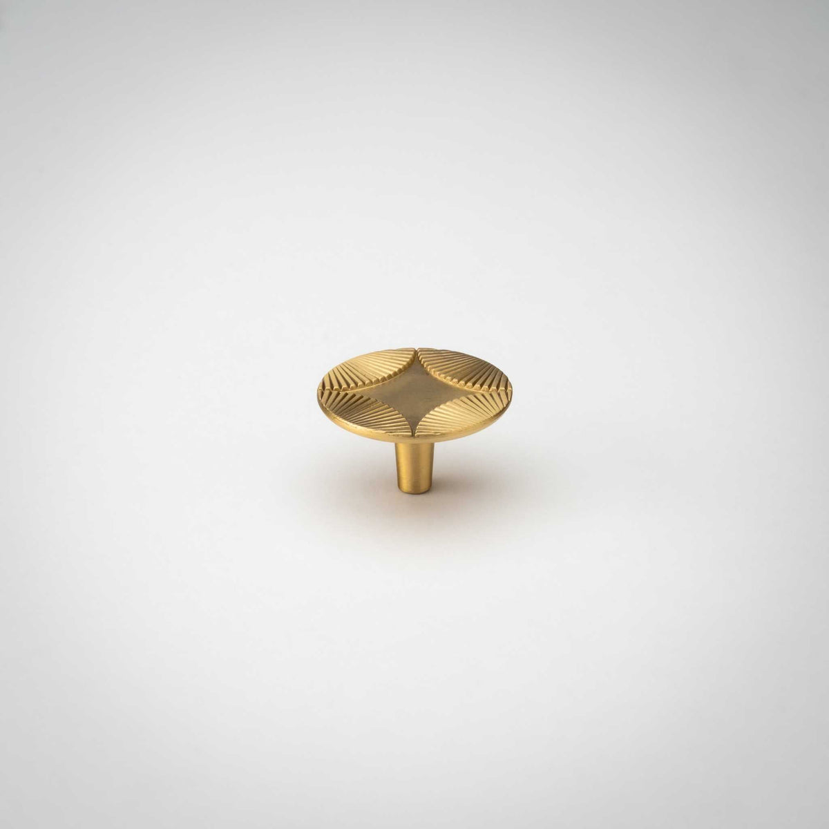 Star, Solid Brass Cabinet Knob.