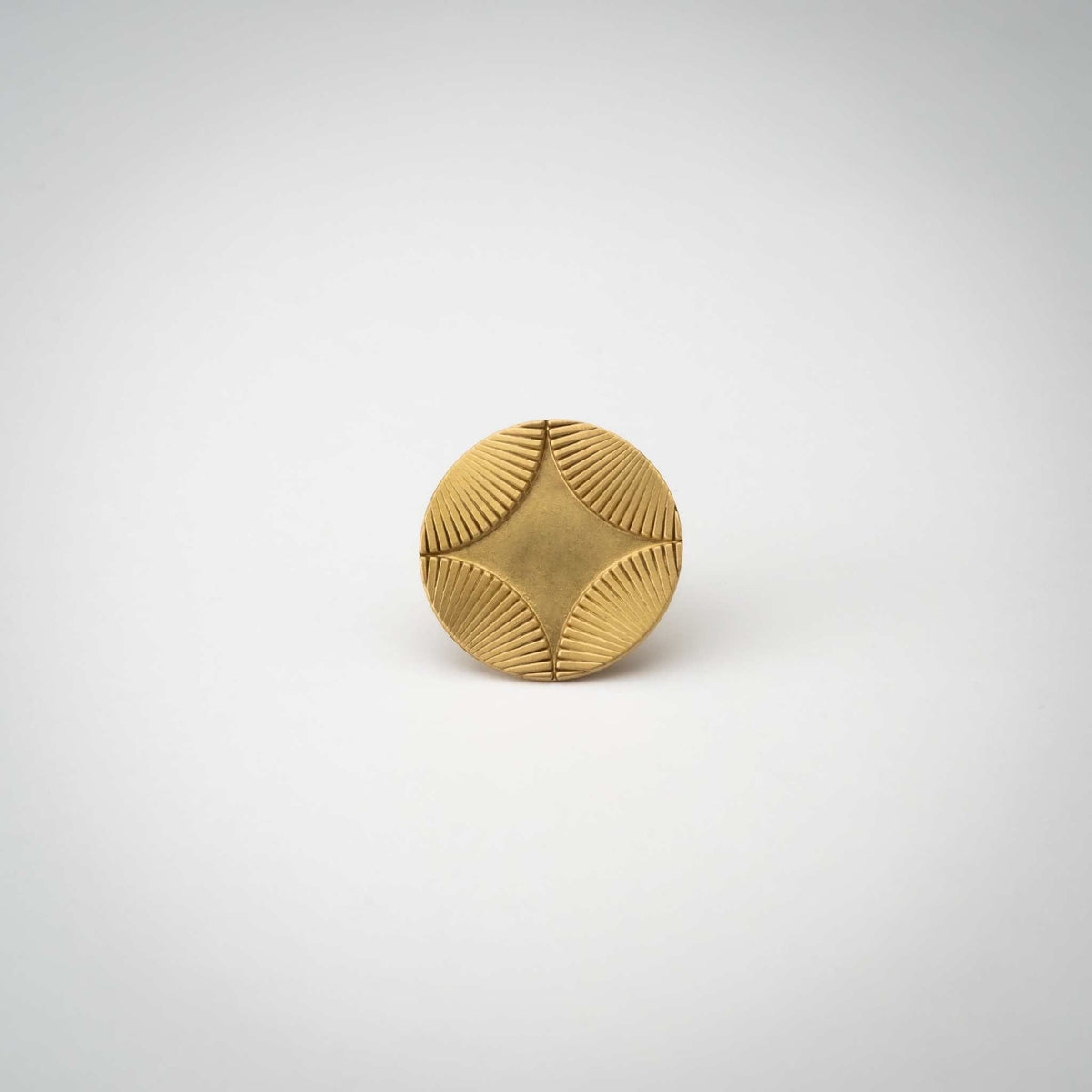 Star, Solid Brass Cabinet Knob.