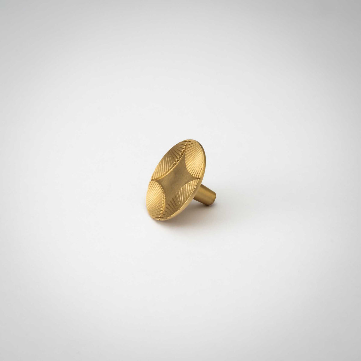 Star, Solid Brass Cabinet Knob.