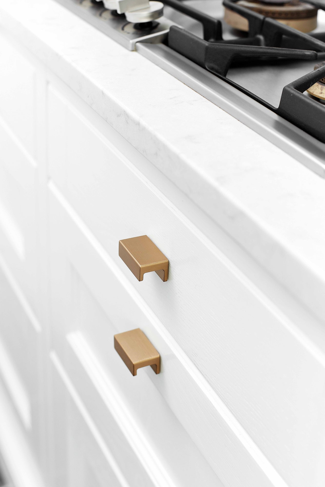 Brushed Bronze "Station" Drawer Tab Pull