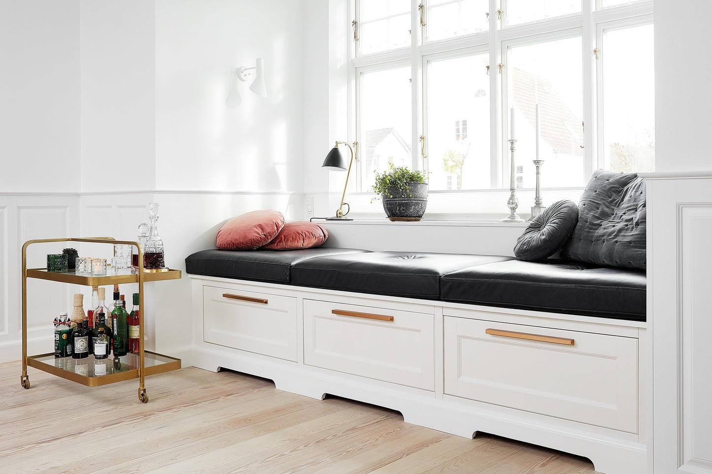 Brushed Bronze "Station" Drawer Tab Pull