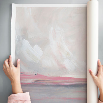 Sugar Dust in Pink - Canvas Print.