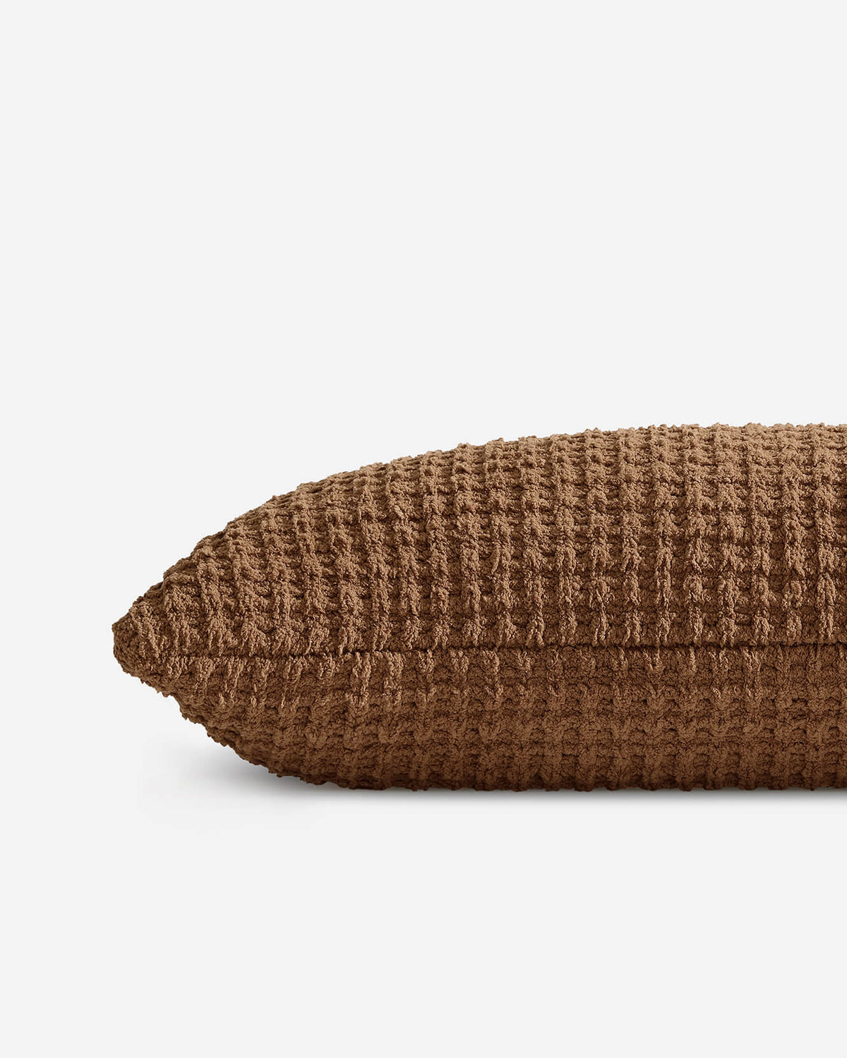 Snug Waffle Lumbar Pillow.