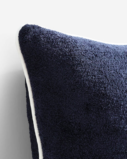 Cloud Silque Throw Pillow with Piping.