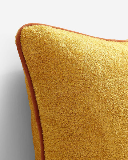 Cloud Silque Throw Pillow with Piping.