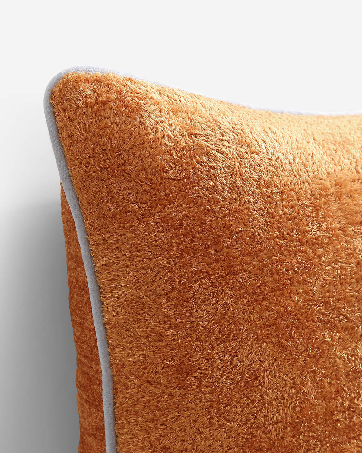 Cloud Silque Throw Pillow with Piping.