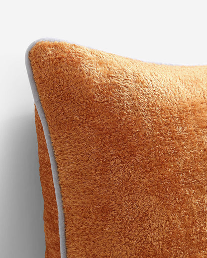 Cloud Silque Throw Pillow with Piping.