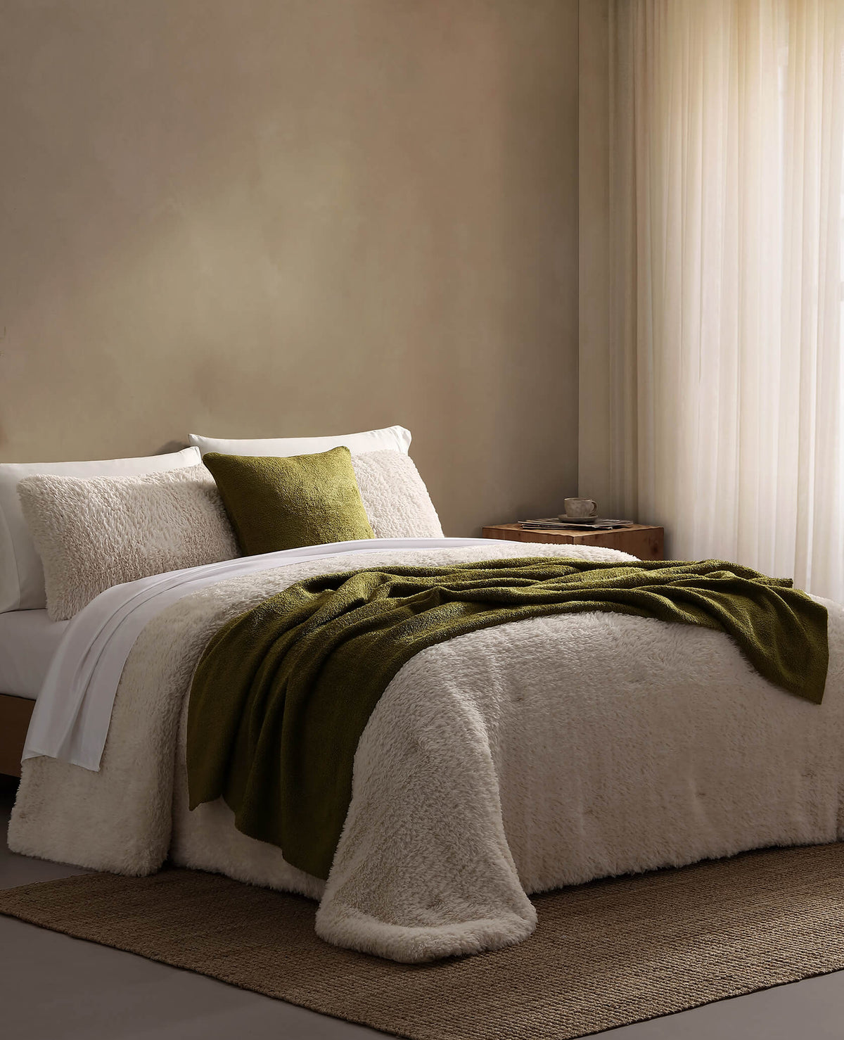 Cloud Silque Pure Throw Pillow.