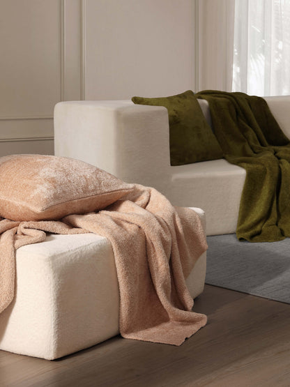 Cloud Silque Pure Throw Pillow.