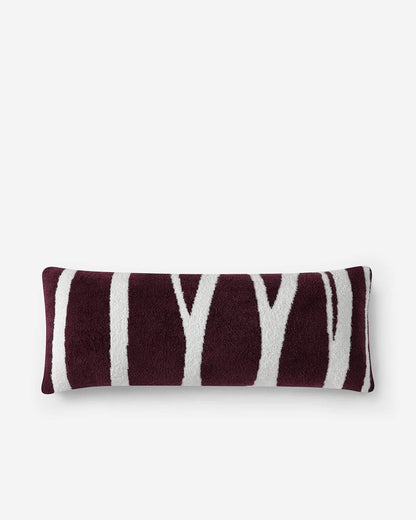 Cloud Silque Woodland Lumbar Pillow.