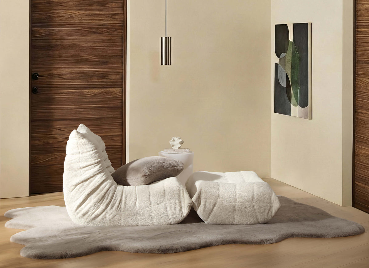 Faux Fur Throw Pillow.