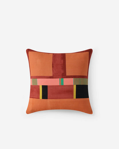 Patchwork Throw Pillow.