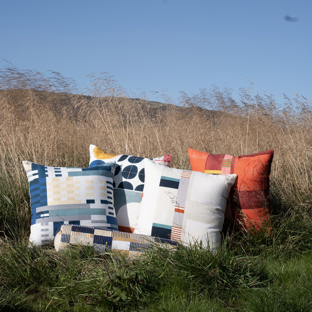 Patchwork Throw Pillow.